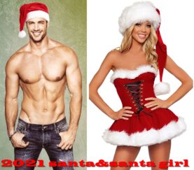 2021santa&santa girl